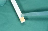 Bandelette de mesure du pouvoir tampon de la salive